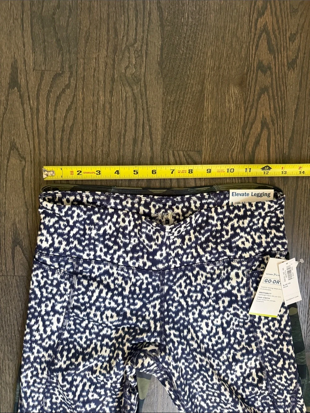 NEW Girls' Old Navy Elevate Leggings - Mid-Rise Go-Dry Bottoms + Bonus Camo Pair